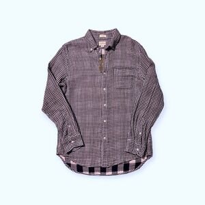 J. CREW Every Stitch Considered Slim Double Weave Button Down